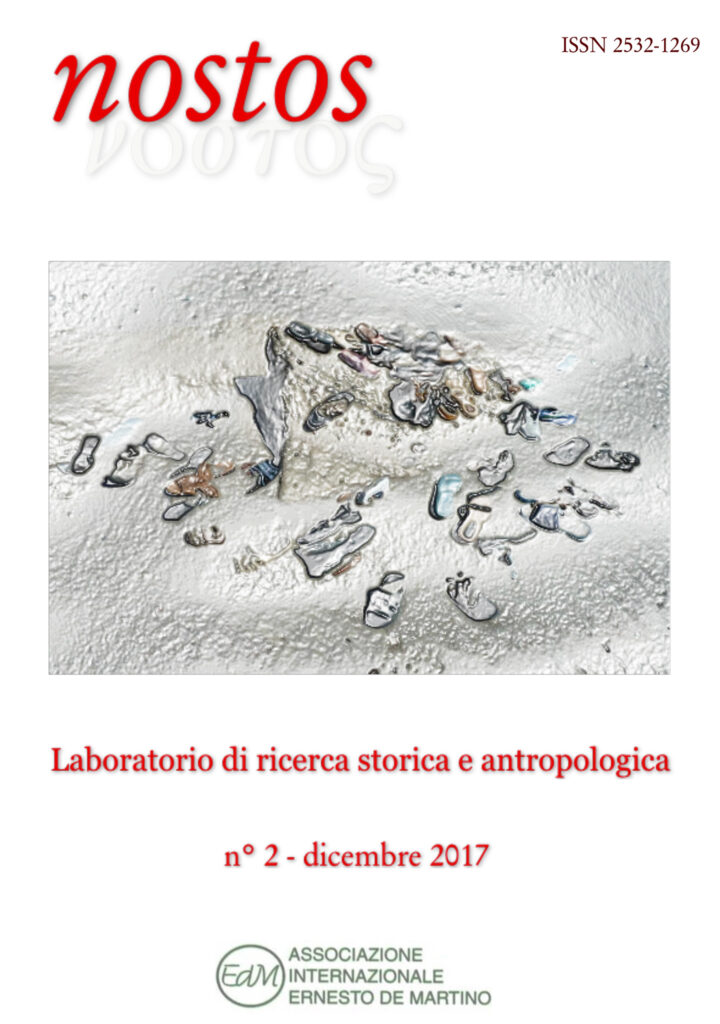 Copertina della rivista Nostos, n. 2, 2017