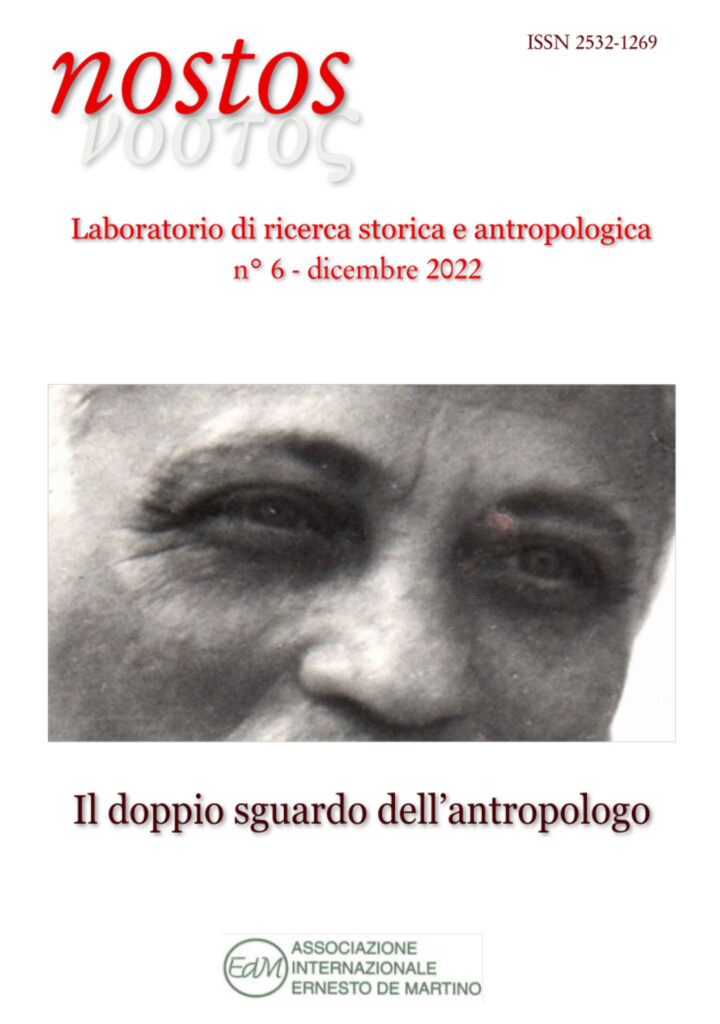 Copertina della rivista Nostos, n. 6, 2022
